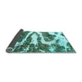 thumbnail image 2 of Ahgly Company Indoor Rectangle Abstract Light Blue Modern Area Rugs, 8' x 12', 2 of 4