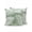 Mint, Sage, White, variant on 1 Pack Outdoor Throw Pillow, Palm Leaves Grey Waterproof Pillow with Insert Included, Summer Botanical Coastal Tropical Decorative Accent Cushion Sofa Pillows for Patio Porch, 16 x 16 In