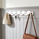 thumbnail image 5 of Perchero de Pared - Perchero de Madera Inoxidable para Entrada Pasillo, Blanco MNFD, 5 of 6