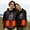 #0400-Black, variant on Fall Winter Heated Hoodie Women Men 5 Zone USB Rechargeable Thermal Pullover Warm for Hiking Travel