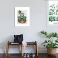 thumbnail image 2 of Art.com Cheshire Cat with Cup on Head Art Print by Fab Funky, 24" x 32", 2 of 3