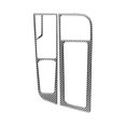 thumbnail image 2 of For 2015 2016 2017 2018 2019 Carbon Fiber Console Gear Shift Panel Sticker Accessories, 2 of 5