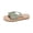 Green, variant on Lightweight Indoor/Outdoor Slippers, Women’S Summer Flat Sandals Open Toe Straw Woven Flat Thong Dressy Flip Flops Beach Thick Sole Wide Beach Walking Outdoor Slippers, Black 9