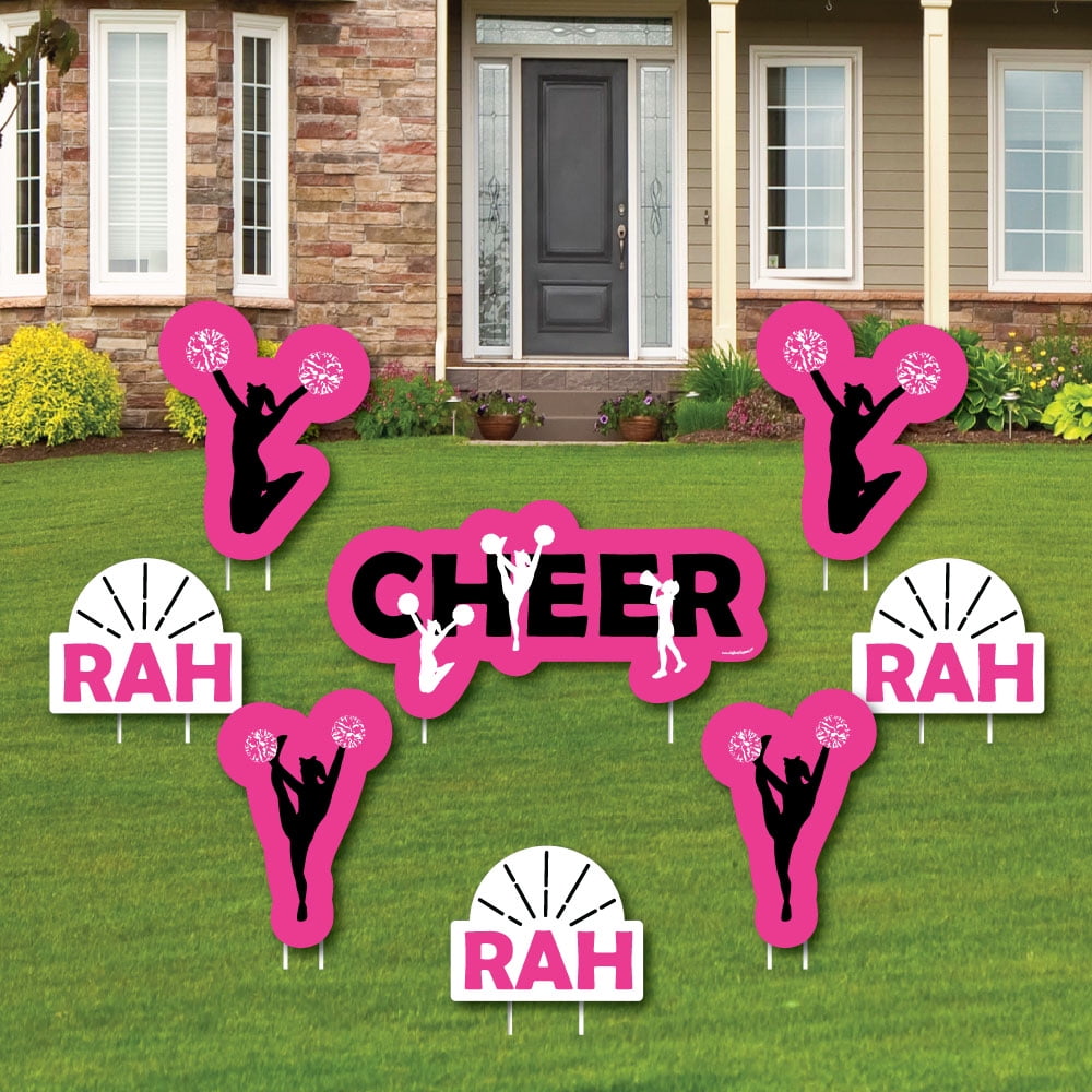 We've Got Spirit Cheerleading Yard Sign & Outdoor Lawn Decorations
