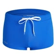 thumbnail image 5 of JoveMarine Men's Quick Dry Swim Trunks with Drawstring Low Waist Boxer Shorts for Hot Spring Beach and Swimming Solid Color Blue XL, 5 of 6