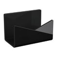 thumbnail image 4 of Lipstore Desk Letter Holder Acrylic Envelope Storage Rack for School Office Classroom Black, 4 of 8