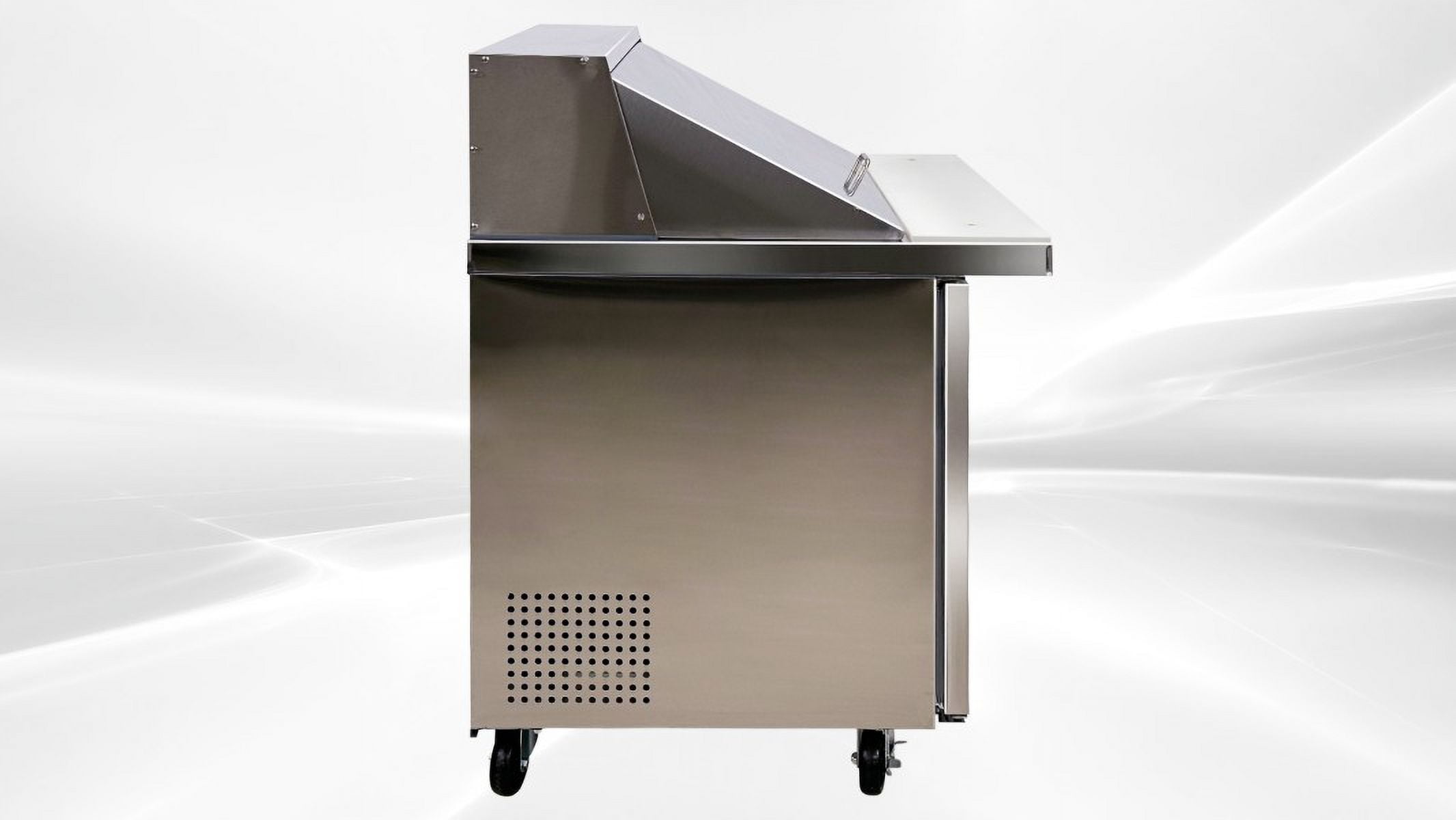 Cooler Depot 36 Inches Stainless Steel Commercial Prep Table Mega Top Refrigerator  Sandwich Salad Table