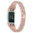 thumbnail image 2 of StrapsCo Metal Link Rhinestone Bracelet Watch Band Strap for Fitbit Charge 2, 2 of 3