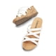 thumbnail image 3 of Sandalias de Cuña para Mujer DREAM PAIRS Blancas Talla 10, 3 of 7