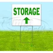 Storage Up (18" x 24") Yard Sign, Includes Metal Step Stake