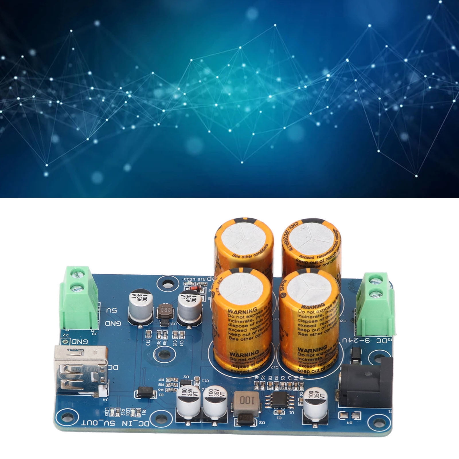 Continuous Power Supply, DC9-24V Input 5V3A Output