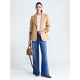 thumbnail image 3 of Free Assembly Women's and Women's Plus Single-Breasted Blazer with Ribbed Cuffs, Sizes XS-4X, 3 of 7