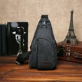 thumbnail image 6 of mtvxesu Over the Shoulder Bags for Women, Canvas Sling Bag Small Crossbody Backpack Hiking Daypack Rucksack for Men Women Outdoor Cycling Travel Travel Tote Bags Work Limited Time Offer, 6 of 9