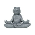 thumbnail image 2 of YOHAVEN Meditating Yoga Statue Zen Garden Frog Figurines Home Garden Office Desk Holiday Christmas Decorations Gift Ideas for Women Mom Seasonal Christmas Gifts Thanksgiving Birthday, 2 of 5