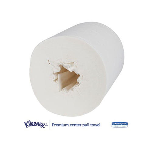 Kleenex Premiere Center-Pull Towels, Perforated, 15 x 8, 8 2/5 dia, 250/Roll, 4 Rolls/Ct -KCC01320 - 1