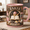 Black, variant on Baker Mug 3D Effect Pink Baking Gift for Home Bakers and Pastry Lovers