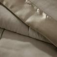 thumbnail image 7 of Full Down Alternative Blanket with Satin Trim, Queen Soft Lightweight Bed Blanket For All Season, Breathable Blanket for Home, Brown, 7 of 7