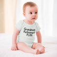 thumbnail image 3 of Grandma’s Retirement Plan - Baby Clothes - Funny Newborn Bodysuit Outfits for Boys And Girls White-style-1 12months, 3 of 7