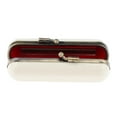 thumbnail image 2 of TISHITA Cracked Leather Case Storage Box Holder With , as described White, 2 of 7