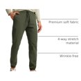 thumbnail image 4 of Pantalones Joggers CRZ YOGA 30" con Elasticidad 4 Vías Verde Oliva Oscuro, 4 of 5