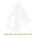 thumbnail image 2 of unbranded Velo De Largo Para Novia Con Encaje Decorativo Ideal Para Eventos De, 2 of 8