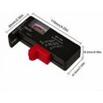 thumbnail image 2 of Probadores de batería Comprobador de voltaje de batería para pilas de botón AA/AAA/C/D/9V/1.5V Pantalla LCD universal(3), 2 of 5