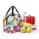 thumbnail image 5 of Fotbe Colorful Easter Eggs Bolsa Térmica con Estampado y Forro de Aluminio Grueso Bolsa de Almuerzo con Bolsillo Frontal para Hombres y Mujeres, Ideal para Trabajo, Escuela, 5 of 8