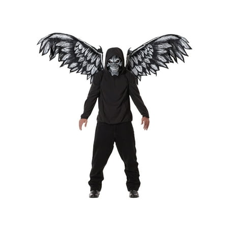 Fallen Angel Mask and Wings Adult Halloween Accessory