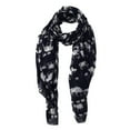 thumbnail image 2 of Peach Couture Chic Trendy Lightweight Flamingo Elephant Print Wrap Scarf Shawl, 2 of 10