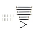 thumbnail image 1 of Eslabones de aleación de aluminio CNC Perfecl 133mm para Axial SCX24 90081 RC piezas de Negro, 1 of 4