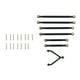 thumbnail image 1 of Eslabones de aleación de aluminio CNC Perfecl 133mm para Axial SCX24 90081 RC piezas de Negro, 1 of 4