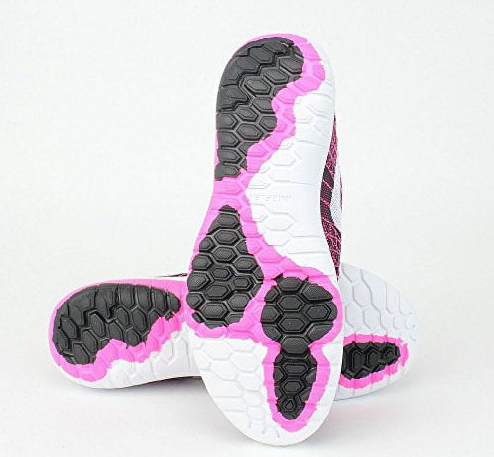 Nike Flex Fury Grade School Girls Running Shoe (Pink/Black/White 5.5) - image 4 of 4