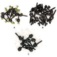 thumbnail image 3 of Gancho Stop Naiovety Tornillos de cebo de cobre con anillos ovalados Kit Terminal de pesca Accesorios Blanco, 3 of 6
