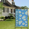 thumbnail image 4 of Spring Summer Daisy Garden Flag 28x40 Inch Double Side for Outdoor Courtyard Garden Decor Flowers Welcome Holiday Flag for Outside Decoration, 4 of 6