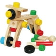 thumbnail image 1 of Vett Wooden Nuts and Bolts set Building Blocks Construction Kit 31 Pieces Travel Toy- Model Building Tool Kits for Kids, 1 of 5