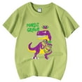 thumbnail image 4 of AJIWYH Polos, Chemise Décontractée Imprimée à Col Rond et Manches Courtes pour Filles, Vert Clair, 4 of 4