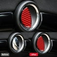 thumbnail image 4 of Red Carbon Fiber Door Handle Covers for Mini for Cooper R55 R56 Set of 2, 4 of 6