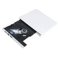 thumbnail image 1 of Usb 3.0 Portable Drive External Dvd Cd Drive Dvd/cd Writer Reader Burner For Laptop Desktop Pc Windows Linux Os Apple Mac White, 1 of 5