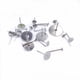 thumbnail image 5 of Pasador de oreja de cabeza plana de acero inoxidable 316L Pasador de oreja de cabeza plana dorado de 3-14 mm, accesorios para pasadores de oreja de múltiples especificaciones, fácil de usar, 5 of 5