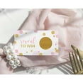thumbnail image 6 of Pink and Gold Scratch Off Game Cards for Bridal Showers, Baby Showers, Graduation, or Retirement, 28 Pack - Paper Clever Party, 6 of 7