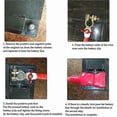 thumbnail image 5 of 12V/24V Battery Terminal, Battery Connectors With Wing Nut, Thickened Battery Connector (1 Pair) Fonepro, 5 of 5