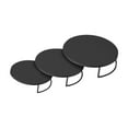 thumbnail image 4 of 3 soportes para tartas y cupcakes (20 cm, 25 cm y 30 cm de diámetro) con pedestal Negro, 4 of 9