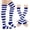 N, variant on IAJDKMEK Halloween Striped Over The Knee Socks - Matching Gloves Set Party Socks