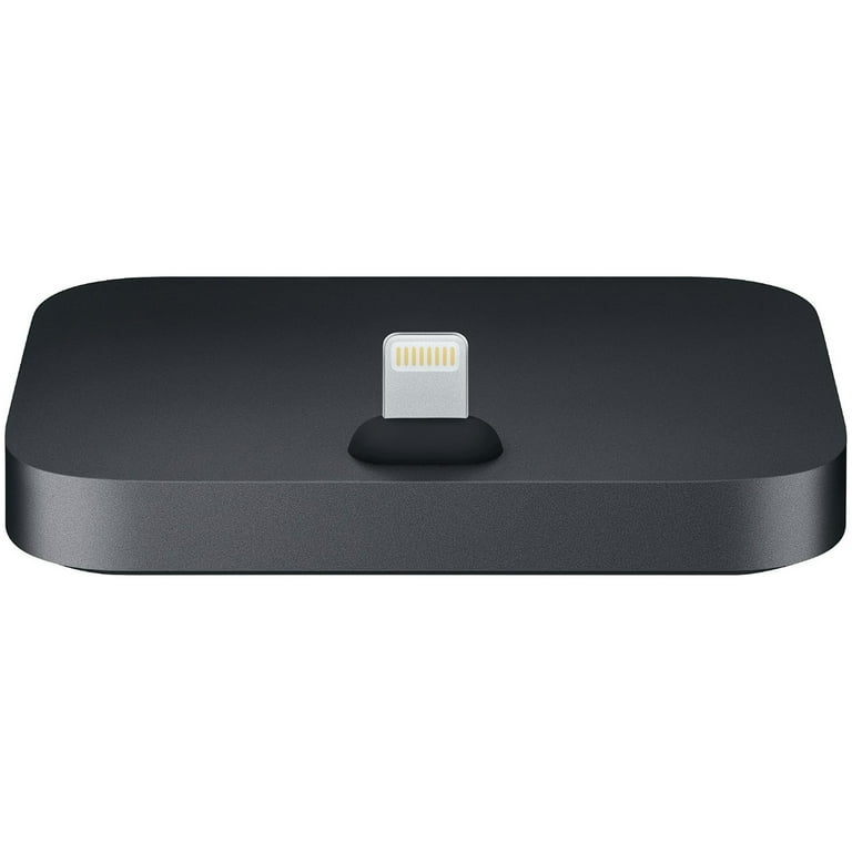 Restored Apple iPhone Lightning Dock - Black - with 3.5mm Audio
