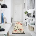 thumbnail image 4 of Yayeee Runner Rug for Bedroom 2'x6' Machine Washable Hallway Non Slip Mat, Red Floral Pattern, 4 of 8
