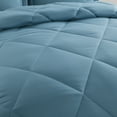thumbnail image 2 of Lotus Home Stayclean Bacteria Reducing Diamond Stitch Comforter Mini Set, Smoke Blue, Full/Queen, 2 of 4