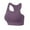 Purple, variant on Cathalem Bras for Women Full Coverage Women's Sports Bra Strappy Bra Backless Padded Yoga Crop Top(White,XXL)