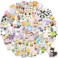 thumbnail image 1 of 100 Uds Kawaii Bubble Tea vinilo pegatinas calcomanías para botellas de agua nevera Scrapbooking fiesta para niñas adolescentes adultos TUNC Sencillez, 1 of 5