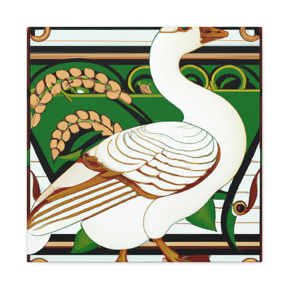 Goose of Art Nouveau - Canvas
