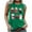 Green, variant on Qetyuw Women's Independence Day Tank Tops Plus Size Patriotic American Flag Print Tshirts Cotton Sleeveless T-shirts Cami Comfy Crewneck Tanks Womens Tank Tops under $5